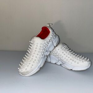 Spikey White Mudd Shoes